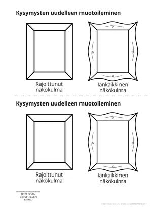 Kysymysten uudelleen muotoileminen