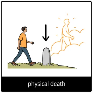 physical death gospel symbol