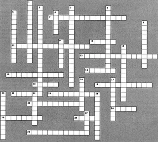 Crossword puzzle