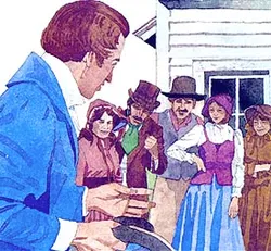 Several people leave Church