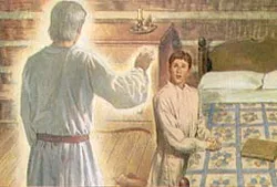 Moroni appeared and told Joseph about the gold plates
