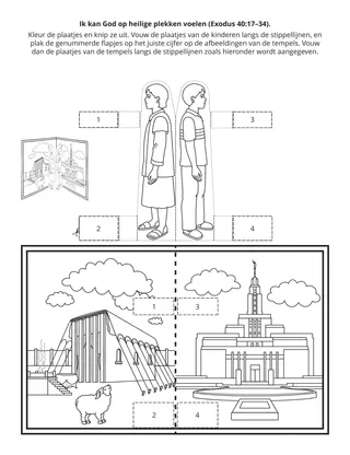doe-pagina voor het jeugdwerk: Ik kan Gods aanwezigheid op heilige plaatsen voelen
