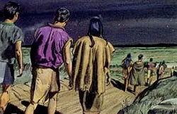 Jesus promised to return the next day