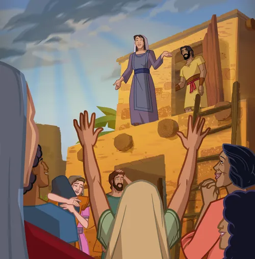 Tabitha is brought back to life.