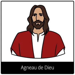 pictogramme de l’Évangile « Agneau de Dieu »