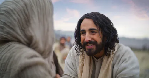 Christ smiling