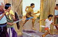 A fight between Zeniff and Lamanites