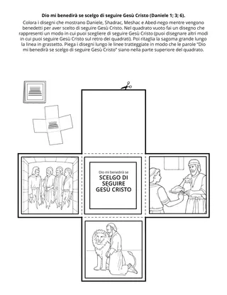 Pagina delle attività della Primaria: Dio mi benedirà se scelgo di seguire Gesù Cristo