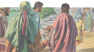 A lame man wanted to see Jesus