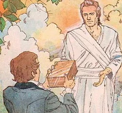 Joseph returns plates to Moroni