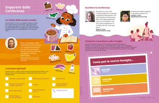 Page PDF with illustration of girl making jambalaya