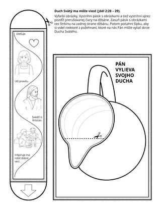 Stránka s aktivitami pre Primárky: Duch Svätý ma môže viesť