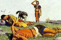 The wicked fell to the dearth as if they were dead