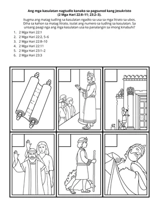 Pahina sa kalihokan sa Primary: Ang mga kasulatan nagtudlo kanako sa pagsunod ni Jesukristo