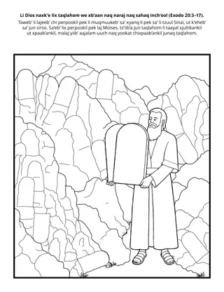 Perel re kok’ k’anjel reheb’ li kok’al: Li Dios naxk’e lix taqlahom we xb’aan naq naraj naq sahaq inch’ool