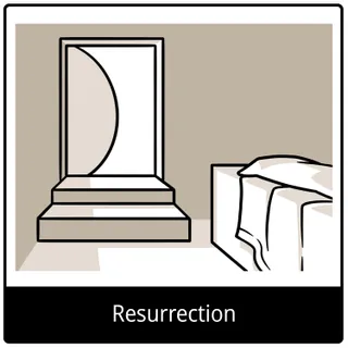 Resurrection gospel symbol
