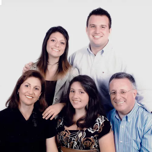 Elder Soares with his wife and children