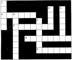Crossword puzzle