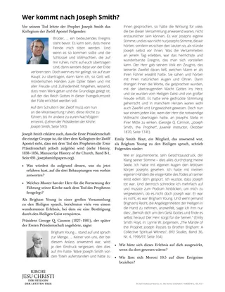 Wer kommt nach Joseph Smith?