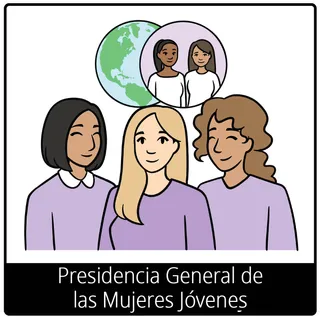 símbolo del Evangelio de Presidencia General de las Mujeres Jóvenes