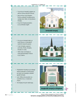 Kartice s templji