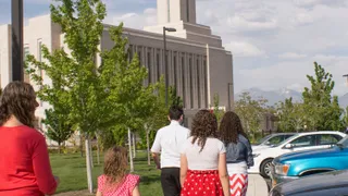 youth attending temple