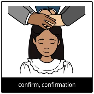 confirm, confirmation gospel symbol