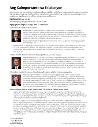 Ang Kaimportante sa Edukasyon