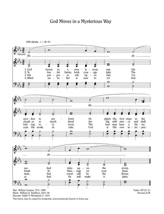 Music, God Moves in a Mysterious Way