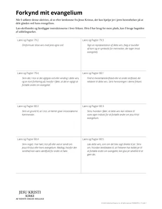 Forkynd mit evangelium