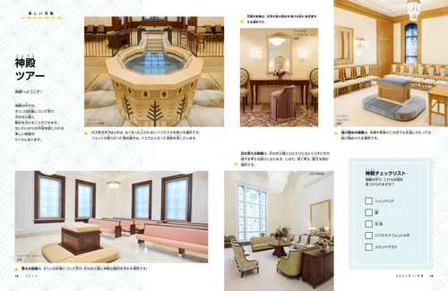 神殿の様々な部屋のPDF