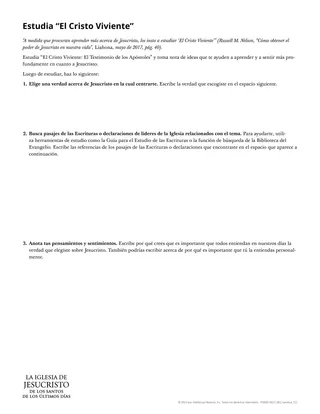 Volante Estudia “El Cristo Viviente”