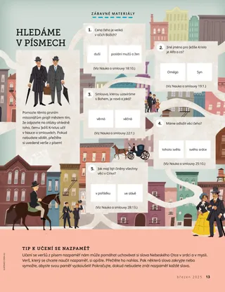 kvíz ve formě vývojového diagramu, v pozadí jsou vyobrazeny budovy a postavy z USA devatenáctého století