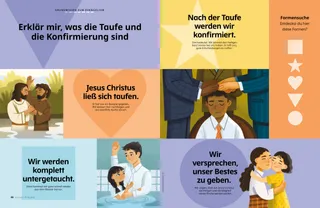 Artikel (PDF) mit einer Erklärung, was die Taufe und die Konfirmierung sind
