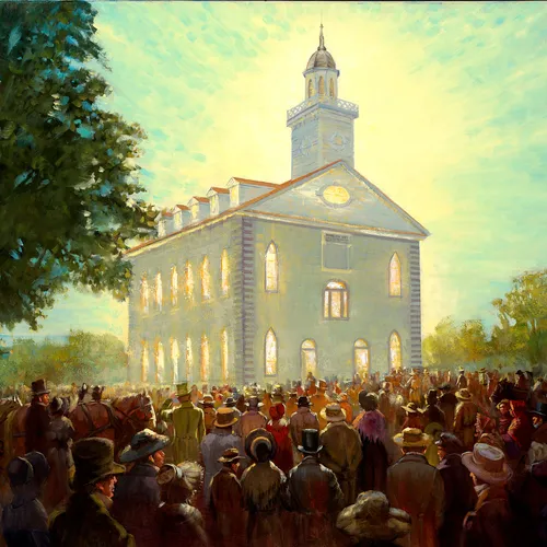 illustration of the Kirtland Temple