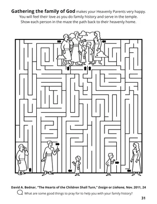 page 31 of the coloring book Gathering the Family of God