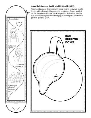İlköğretim etkinlik sayfası: Kutsal Ruh bana rehberlik edebilir