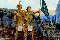 They sent food and soldiers to the Nephite armies