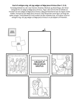 Primary aktivitetsside: Gud vil velsigne mig, når jeg vælger at følge Jesus Kristus