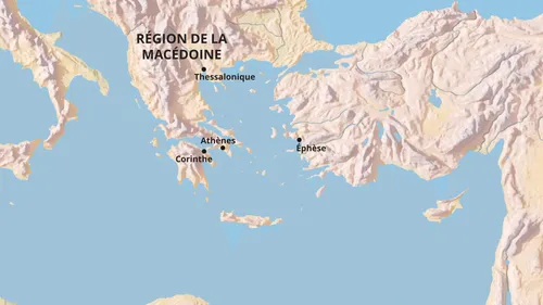 carte de la Méditerranée orientale