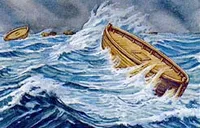 wind blew the barges