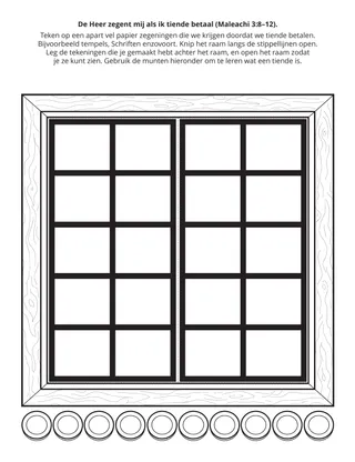 doe-pagina voor het jeugdwerk: De Heer zegent mij als ik tiende betaal