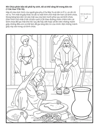 Trang sinh hoạt cho Hội Thiếu Nhi: Khi Chúa phán bảo tôi phải hy sinh, tôi có thể vâng lời trong đức tin