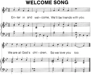 Music, Welcome Song