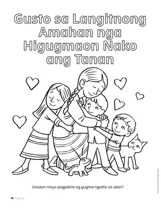 Koloranan nga pahina sa mga bata nga nagginaksanay