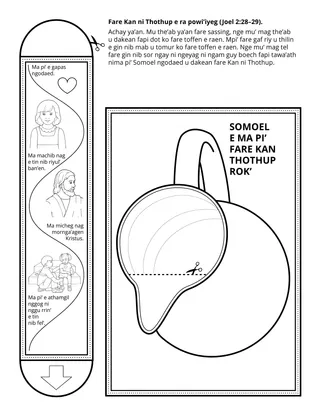 Primary activity page: Fare Kan Thothup ea rayog ninge powqiyeg