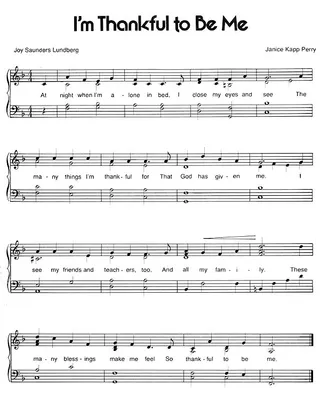 Music, I’m Thankful to Be Me