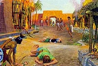 The wicked in Ammonihah destroyed by the Lamanites