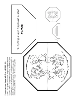 Pagina delle attività della Primaria: Posso usare parole gentili
