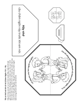 Trang sinh hoạt cho Hội Thiếu Nhi: Tôi có thể nói lời tử tế